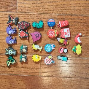 Crocs Jibbitz Bundle Pokemon Star Wars Simpsons  Scooby Doo + more Set of 24